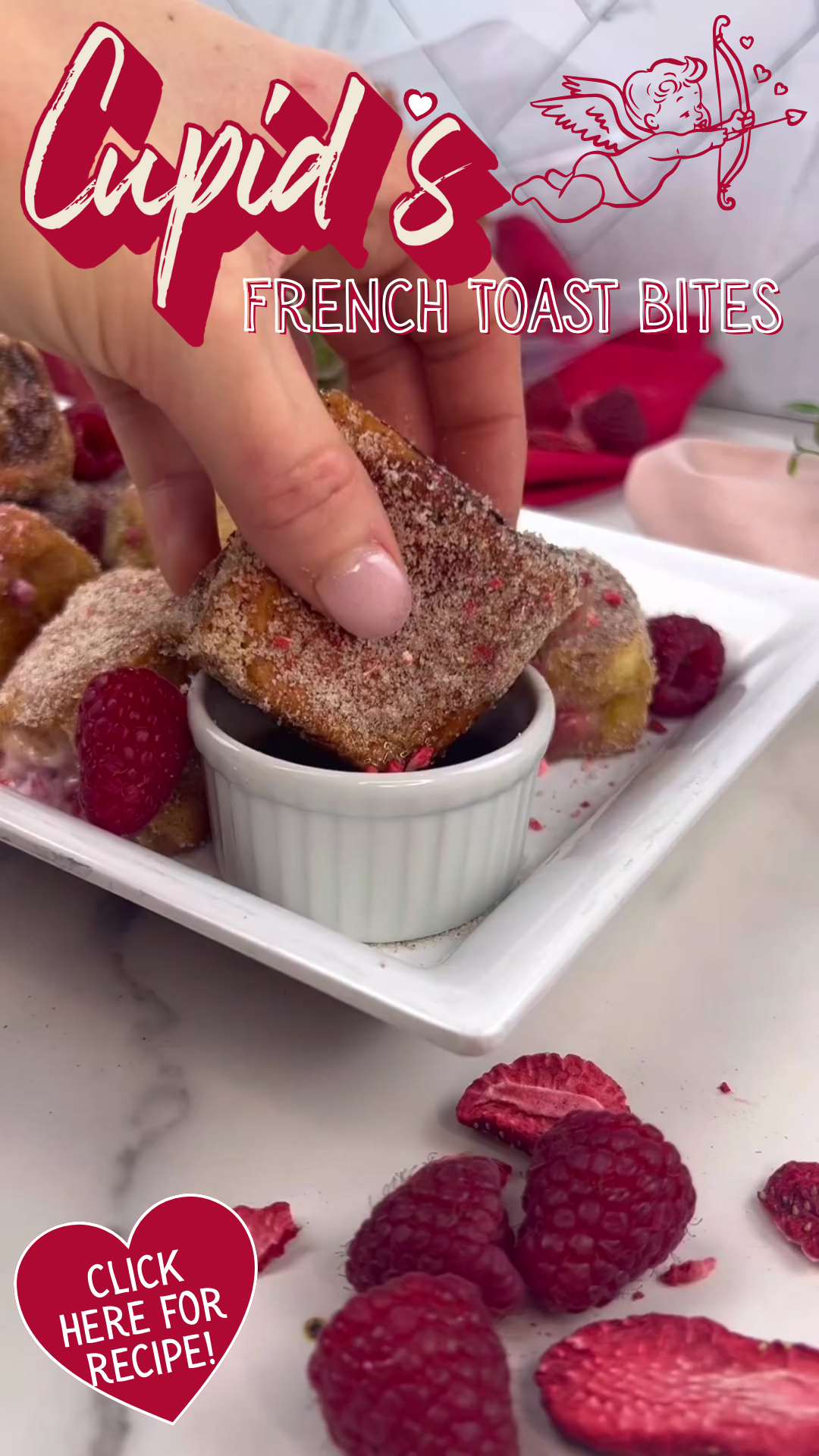 Cupid's French Toast Bites